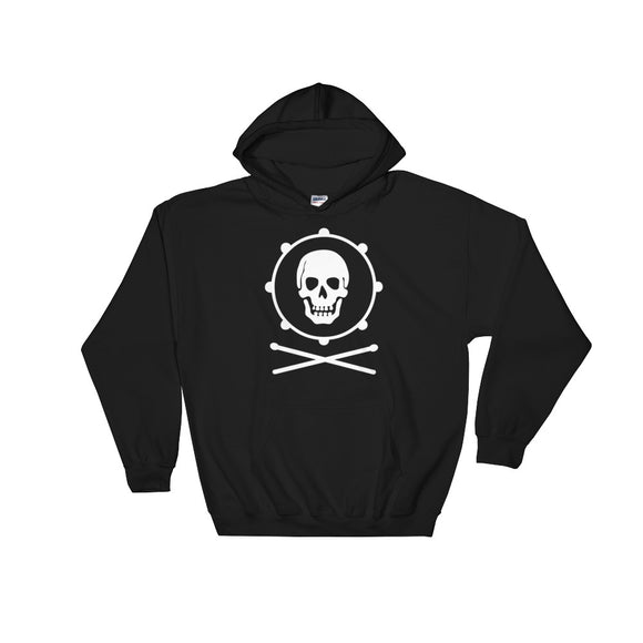 Percussion Pirate Hooded Sweatshirt Big Logo (Black)