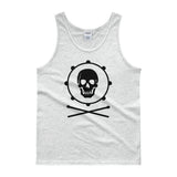 Percussion Pirate Unisex Tank top (Black Logo)