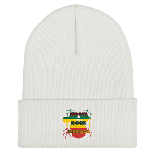 Roots Rock Reggae Drumset Cuffed Beanie