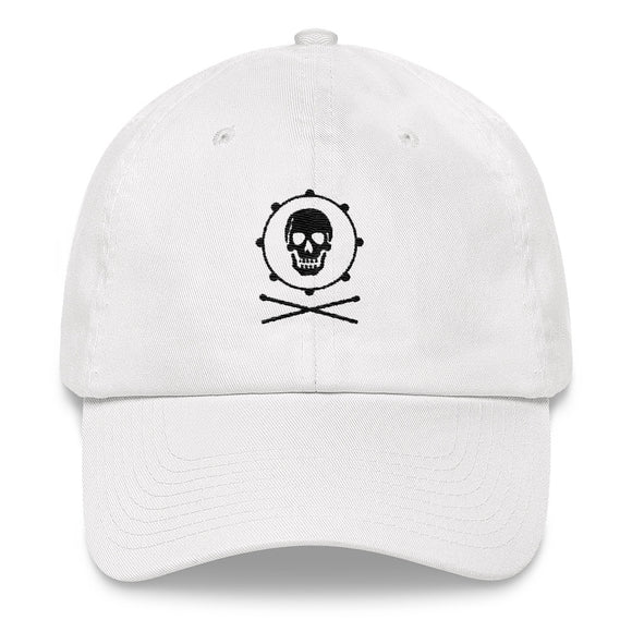 Percussion Pirate Baseball Cap (White)