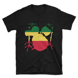 Rasta Drum Set Short-Sleeve Unisex T-Shirt