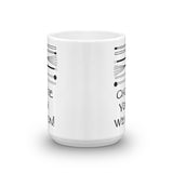 "Choose Your Weapon Mug (White)