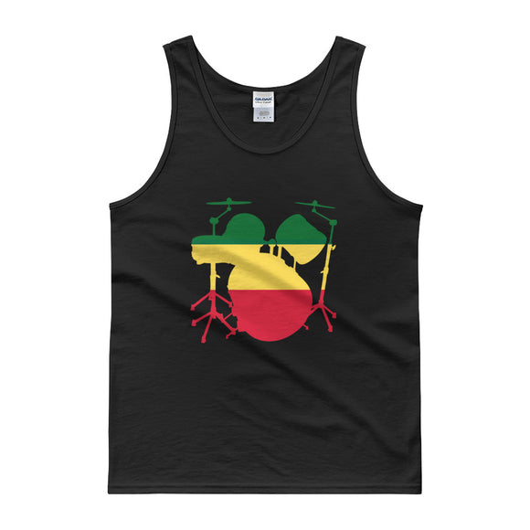 Rasta Drum Set Unisex Tank Top