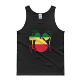 Rasta Drum Set Unisex Tank Top