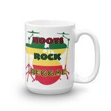 Root Rock Reggae Rasta Drum Mug