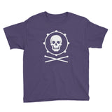 Percussion Pirate Youth Short Sleeve T-Shirt (White Logo)