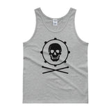 Percussion Pirate Unisex Tank top (Black Logo)