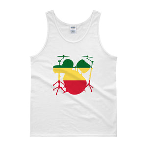 Rasta Drum Set Unisex Tank Top