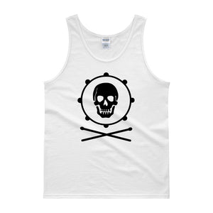 Percussion Pirate Unisex Tank top (Black Logo)